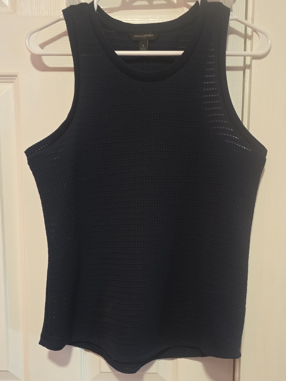 Banana Republic Women's Dark Navy Sleeveless Knit Tank